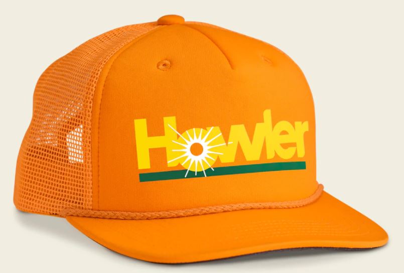 Howler Bros Structured Snapback Hat - Howler Plantain: Orange