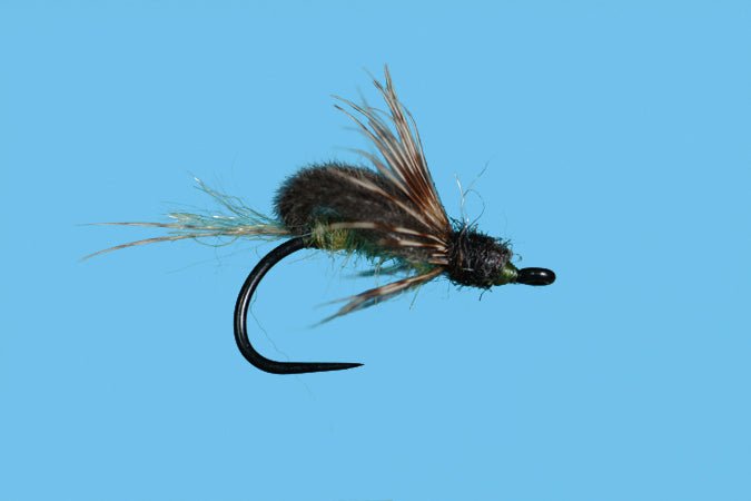 Harrop's CDC Bubble Back Caddis - Green - Flies - Fly Fish Food