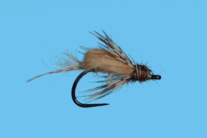 Harrop's CDC Bubble Back Caddis - Tan - Flies - Fly Fish Food