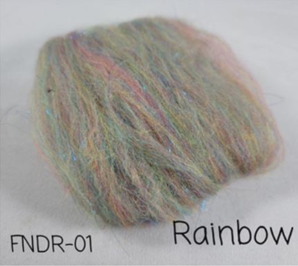 Fine Natural Dubbing - Rainbow Blend