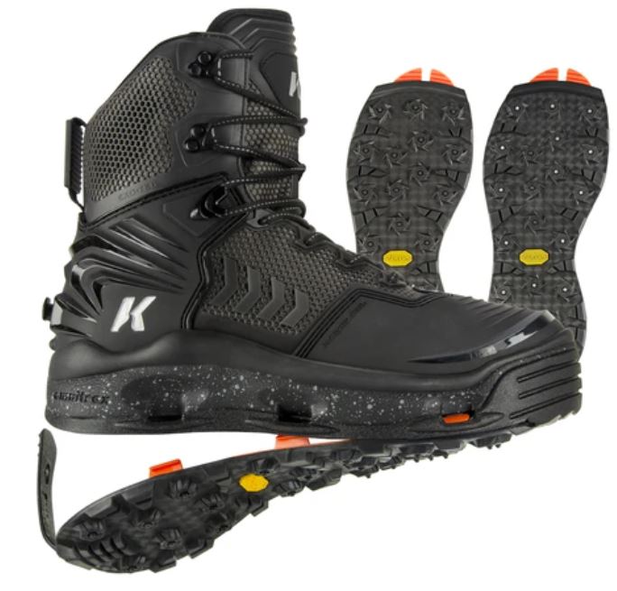 Korkers River Ops Wading Boot - Vibram and Studded Vibram Soles