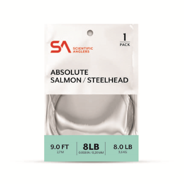 Scientific Anglers Absolute Salmon/Steelhead Leader - Tippet, Leader & Accessories - Fly Fish Food