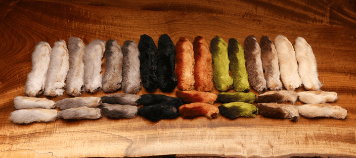 Snowshoe Rabbits Feet - Hair & Fur - Fly Fish Food