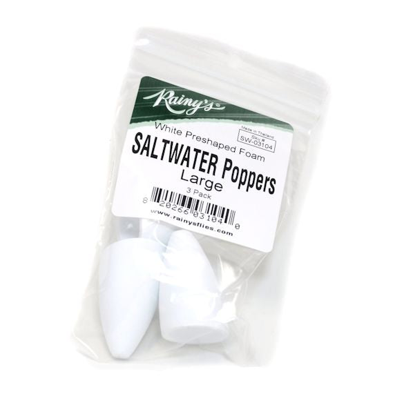 Salt Water and Bass Foam Poppers