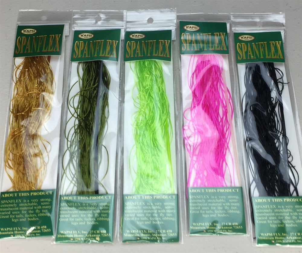 Spanflex - Synthetic Fibers & Flash - Fly Fish Food