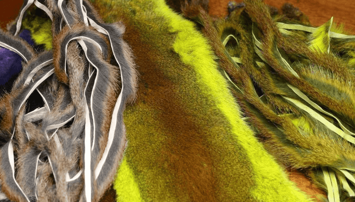 Complete Micro Stripped Pine Squirrel Hide - Hair & Fur - Fly Fish Food