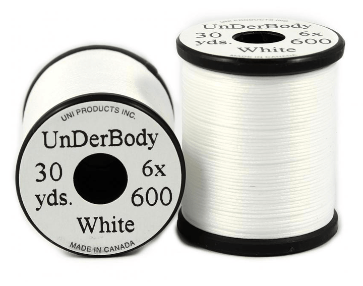UNI UnDerBody White - Thread - Fly Fish Food