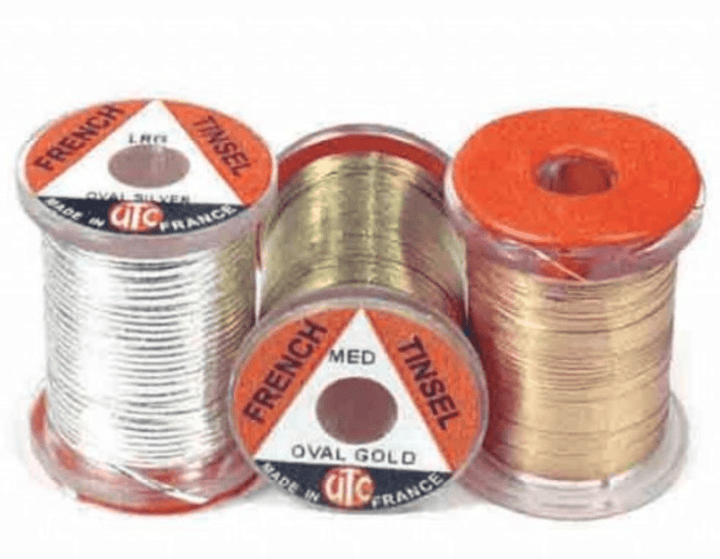 UTC French Tinsel Oval - Wire , Tinsel & Lead - Fly Fish Food