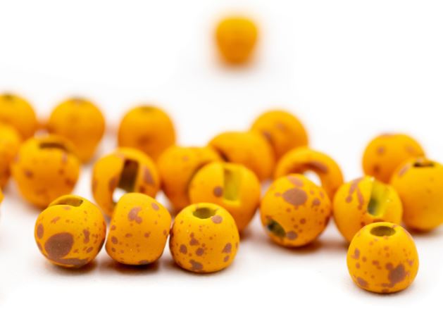 Firehole Stones Speckled Slotted Tungsten Beads