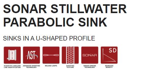 Scientific Anglers Sonar Stillwater Parabolic Sink 3/5/3 Fly Line