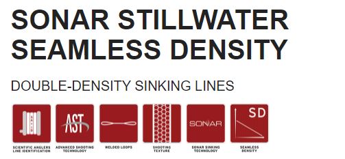 Scientific Anglers Sonar Stillwater Seamless Density Sinking Fly Line