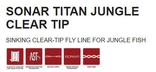 Scientific Angler Sonar Titan Jungle Clear Tip Fly Line