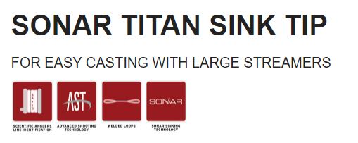 Scientific Anglers Sonar Titan Sink Tip Fly Line