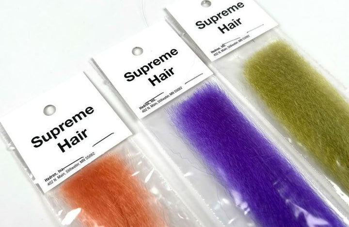 Hareline Supreme Super Hair - Synthetic Fibers & Flash - Fly Fish Food