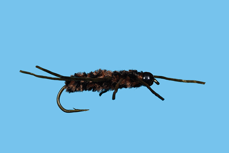 Tungsten Pat's Rubber Legs - Brown & Black