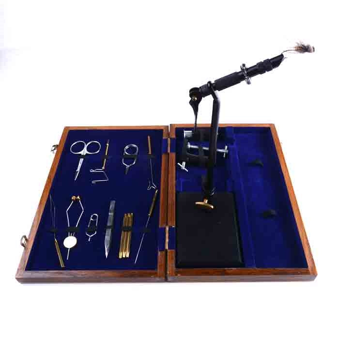 Deluxe Wooden Fly Tying Kit