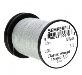 Semperfli 8/0 Classic Waxed Thread - Blue Ribbon Flies