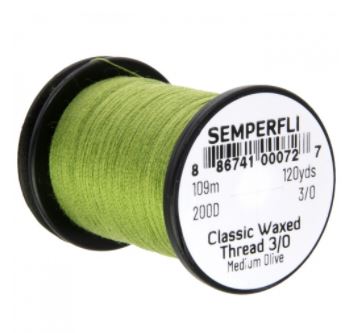 Semperfli Classic Waxed Thread - 3/0 Purple