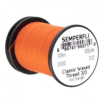 Semperfli 8/0 Classic Waxed Thread - Blue Ribbon Flies