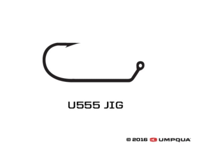 Umpqua U555 60 Deg. Jig Hook - 50 pack