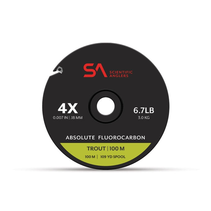 Scientific Anglers Absolute Fluorocarbon Trout Tippet - 100m