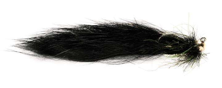 Croston's Belly Flop Sculpin Black Barbless - Flies - Fly Fish Food