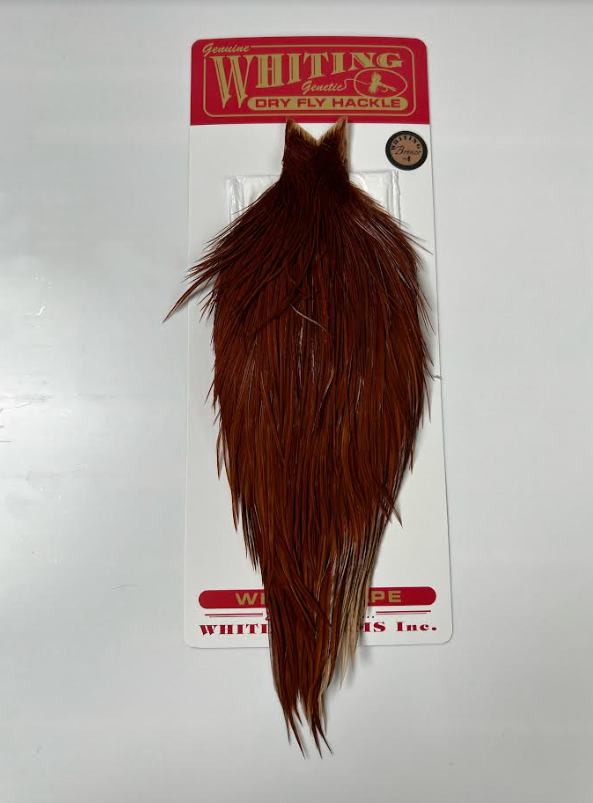 Whiting Rooster Dry Fly Cape - Bronze