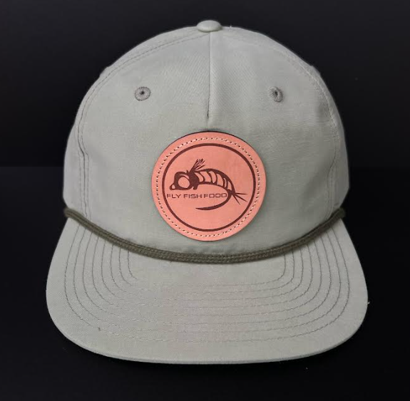 Fly Fish Food Logo Hat - Sage/Olive