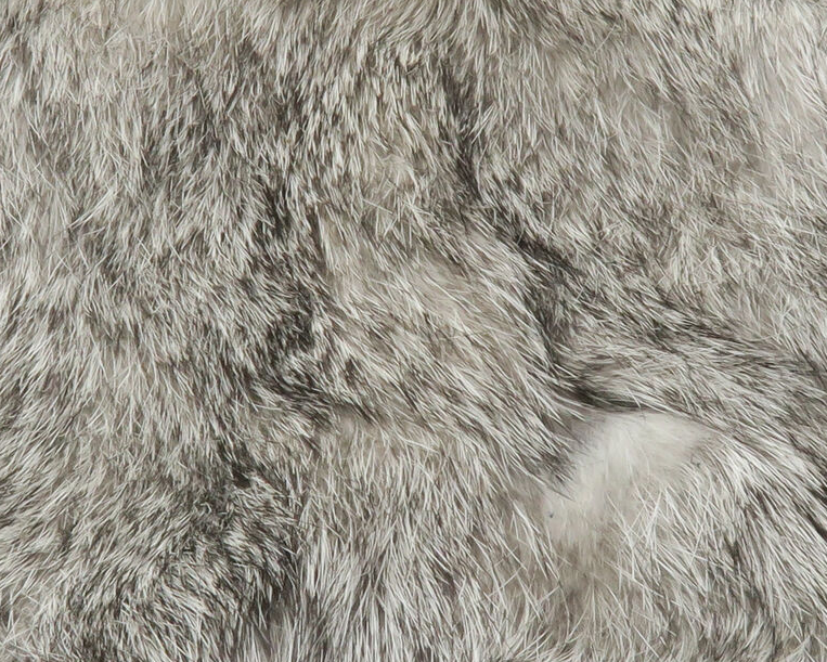 Cross Cut Whole Rabbit Hide