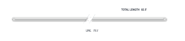 AirFlo SLN Euro Nymph 0.60mm Fly Line - Clear