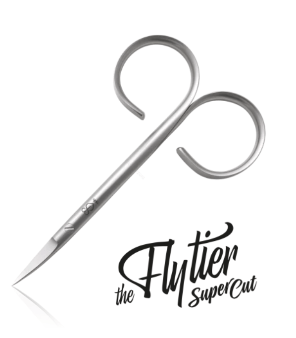 Renomed - Fly Tying Scissors - The FlyTier Curved - Fly Tying Accessories - Fly Fish Food