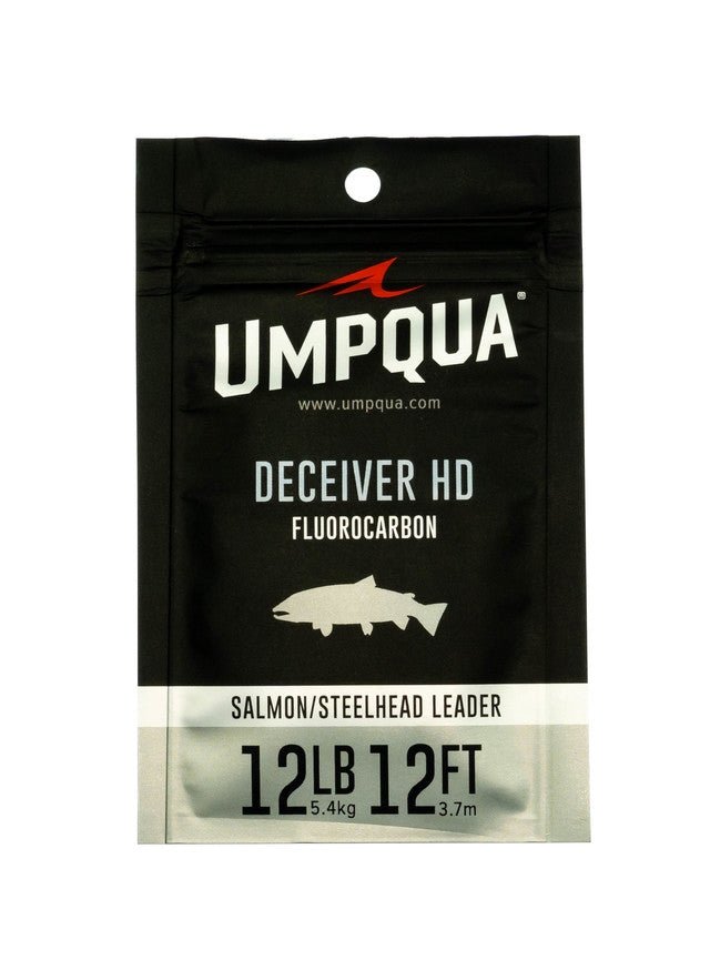 Umpqua Deceiver HD Salmon/Steelhead Fluorocarbon Leader - Tippet, Leader & Accessories - Fly Fish Food