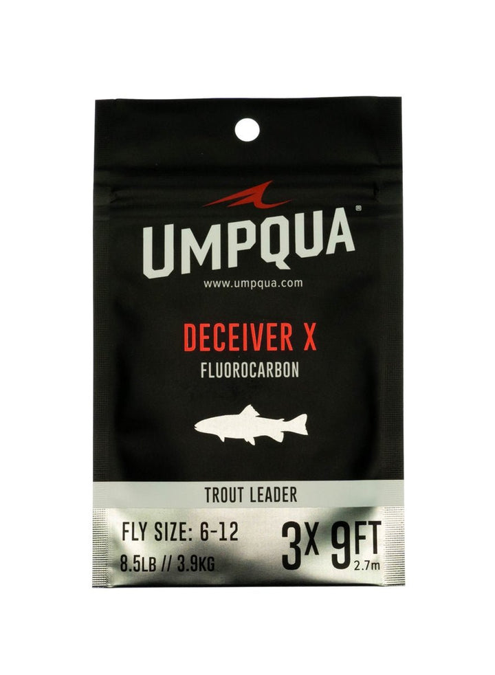 Umpqua Deceiver X Fluorocarbon Leader - 9' - Tippet, Leader & Accessories - Fly Fish Food