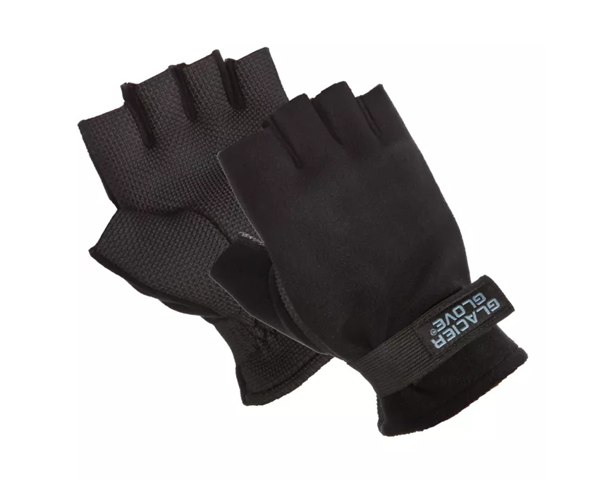 Glacier Glove Alaska River Fingerless Glove - Black