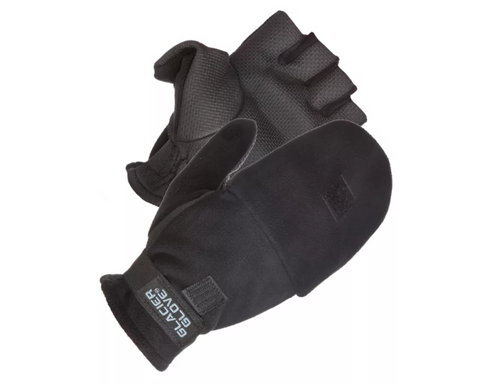Glacier Glove Alaska River Flip Mitt - Black