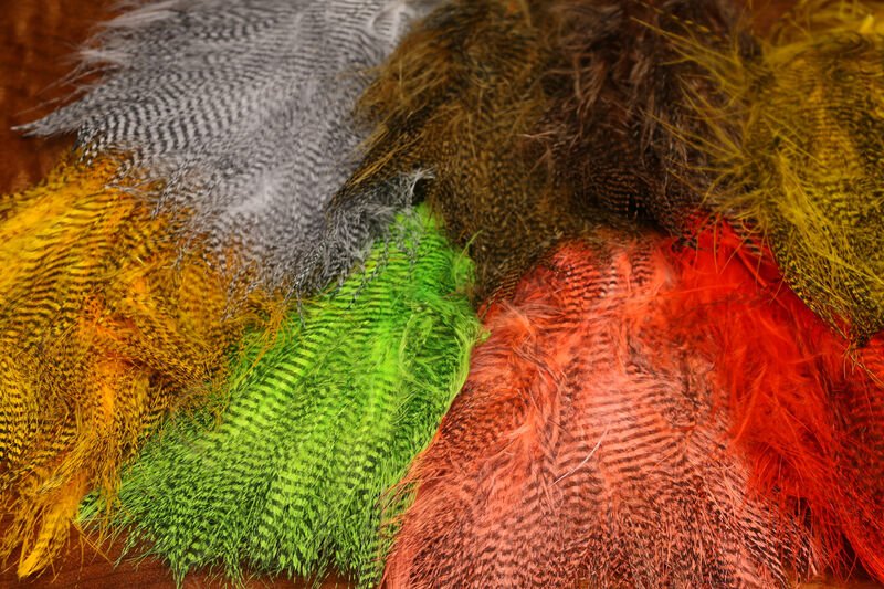 Fine Black Barred Marabou - Feathers & Marabou - Fly Fish Food