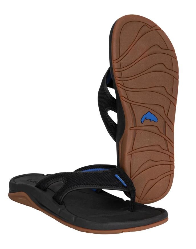 M's Simms Challenger Flip Flop - Black - Footwear - Fly Fish Food