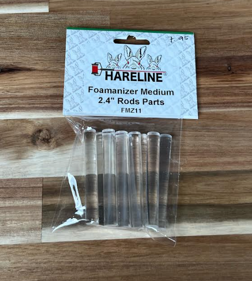 Hareline - Foamanizer Medium 2.4" Rods Parts