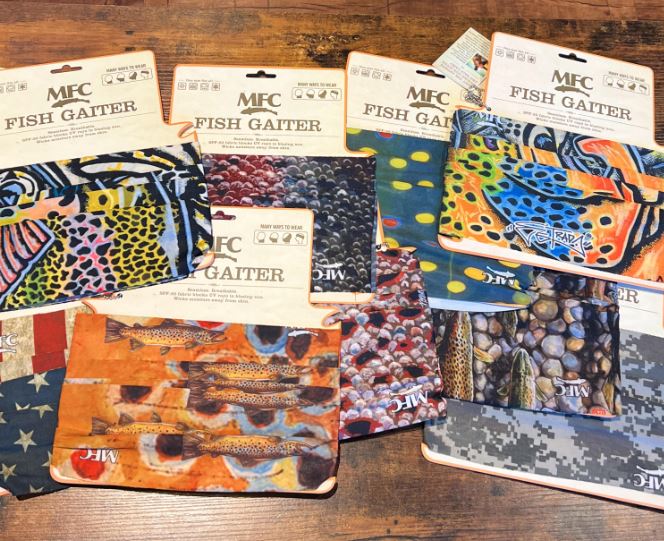 MFC Fish Gaiter - Estrada's Brown Trout Graffiti - Apparel - Fly Fish Food