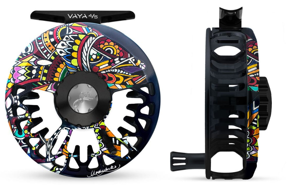 Abel Vaya Fly Reel - Basic Black Larko Trout
