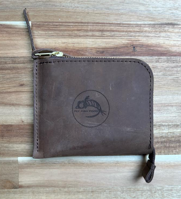 Rustico Fly Fishing Leader Wallet - Fly Fish Food Logo