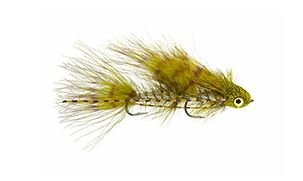 Galloup's Barred Mini Dungeon - Olive - Flies - Fly Fish Food