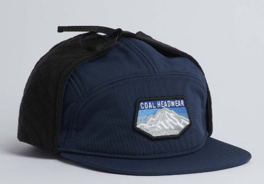 COAL - The Tracker Flannel Lined 5 Panel Earflap Cap