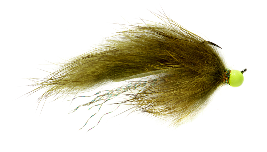 Tactical Hot Head Jig Zonker Olive Barbless