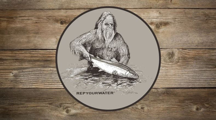 Rep Your Water - Squatch and Release Sticker - Stickers - Fly Fish Food
