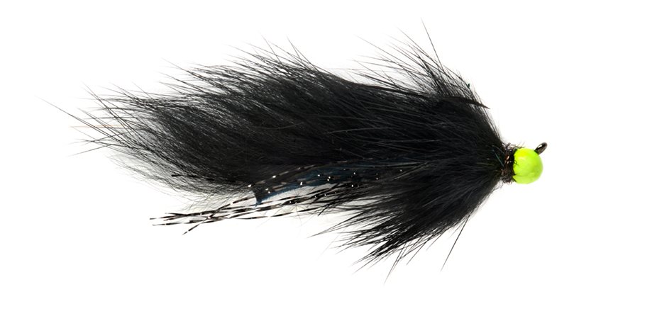 Tactical Hot Head Jig Zonker Black Barbless