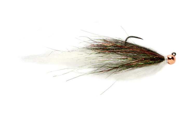 GD Spark Plug - Olive/White Size 2 - Flies - Fly Fish Food