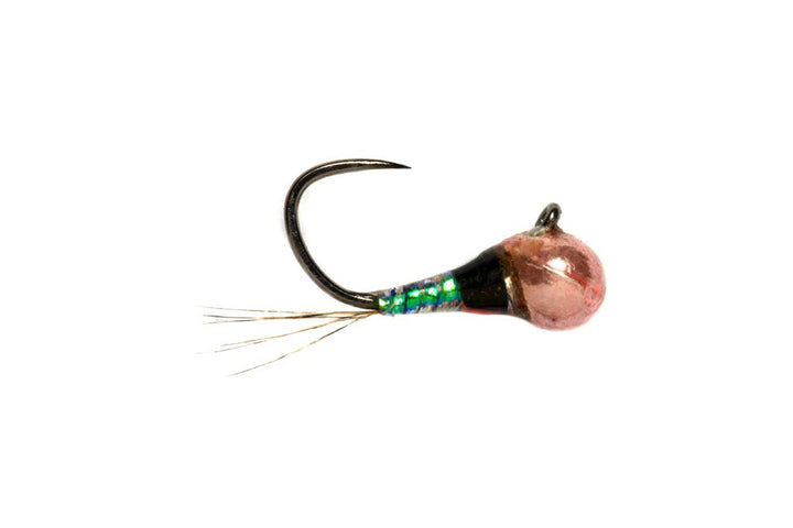 Croston's FMJ Micro Perdigon Pink Widow Barbless - Flies - Fly Fish Food