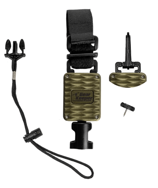 Aluminum Wading Staff Tether Combo Mount (Snap/Stud/Velcro) - On Water Accessories - Fly Fish Food