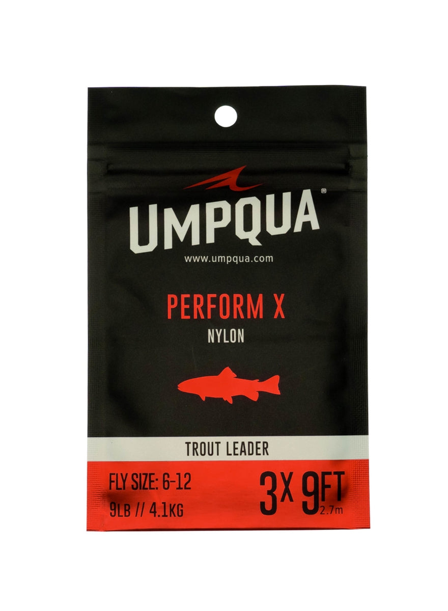 Umpqua Perform X Trout Leader 9' - 3 pack
